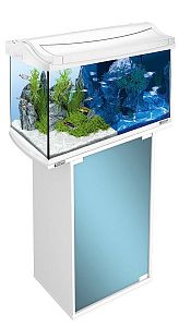 Аквариум Tetra AquaArt LED Tropical белый, 61,5х34&times;43&nbsp;см, 60&nbsp;л