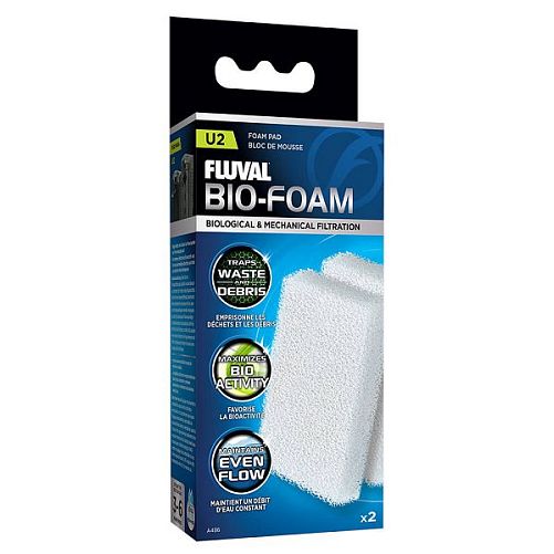 Губка для фильтра Fluval U2 60х130х15 мм, 2 шт.