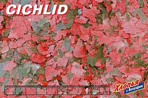 Корм Biodesign ЦИХЛИД для мелких хищников, хлопья 5,8 л, 1,05 кг