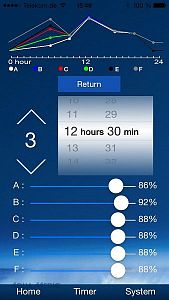 Светильник светодиодный Aqua Medic Spectrus 60, 6&nbsp;регулируемых каналов, WiFi, iOS/Android, 160&nbsp;Вт, 560x265&times;32&nbsp;мм