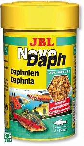 Лакомство JBL NovoDaph сушеная дафния для аквариумных рыб и черепах, 100 мл