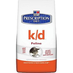 Диета Hill`s Prescription Diet K-D для кошек при болезнях почек, МКБ