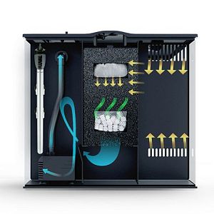 Аквариум Fluval Flex изогнутое стекло, 390х390&times;415&nbsp;мм, 57&nbsp;л
