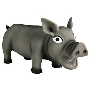 Игрушка TRIXIE «Свинка» хрюкающая, 23 см, латекс