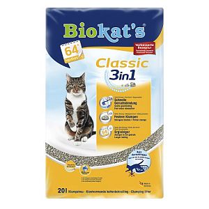 Наполнитель Biokat’s «Classic 3 в 1» для кошачьего туалета