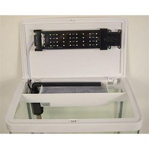 Аквариум Atman XR-380&nbsp;с&nbsp;LED светильником и&nbsp;фильтром, 35&nbsp;л, 38х25&times;37&nbsp;см, белый