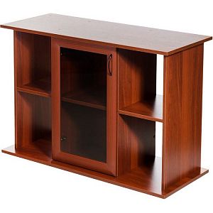 Тумба под аквариум LUX 200&nbsp;л, прямая, ДСП с&nbsp;1&nbsp;тонированной стеклянной дверцей МДФ, итальянский орех