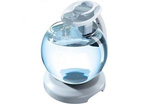 Аквариум Tetra Cascade Globe DUO Water круглый, белый, 6,8 л