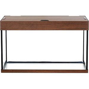 Аквариум LUX П120&nbsp;прямой, с&nbsp;крышкой и&nbsp;светильником Т8 2&times;18&nbsp;Вт, орех, 120&nbsp;л