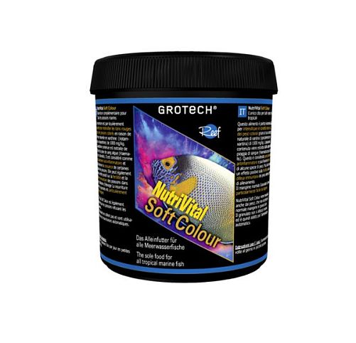 Корм GROTECH NutriVital Soft Colour для рыб, гранулы 0,6-0,9 мм, 350 г