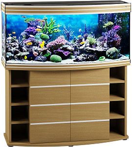 Морской аквариум с&nbsp;тумбой STELLEX AQUA 300, 300&nbsp;л, 126x51&times;139&nbsp;см