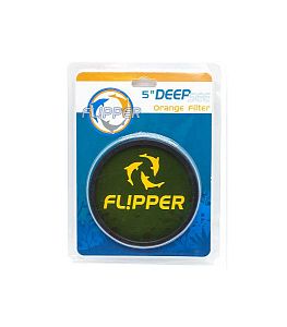 Оранжевый светофильтр Flipper DeepSee 5» MAX Orange Lens для фото кораллов