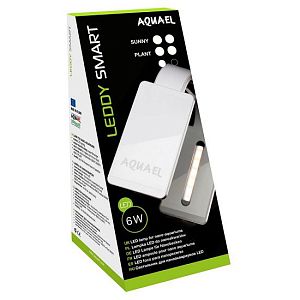 Aquael Leddy Smart LED SUNNY светильник для нано-аквариума, черный, 6500 К, 6 Вт