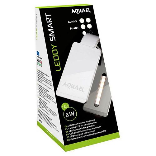 Aquael Leddy Smart LED SUNNY светильник для нано-аквариума, черный,  6500 К, 6 Вт