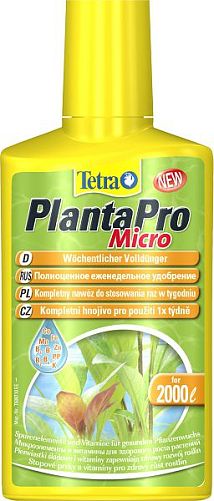 Tetra PlantaPro Micro удобрение для роста растений, 250 мл