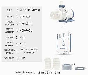 Помпа подъемная Jebao ADP-5000 с wi-fi, 5000 л/ч