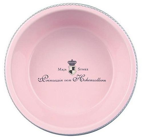 Миска TRIXIE Princess для собак, 0,18 л, D 12 см, керамика, розовый