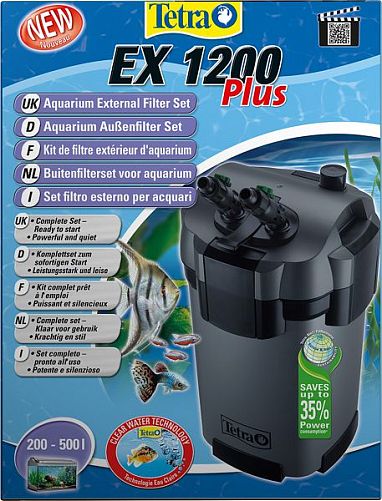 Фильтр внешний Tetra EX1200 plus для аквариумов 200-500 л, 1300 л/ч