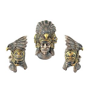 Декорация Exo Terra Aztek Голова маска, 15,5x14×22 см
