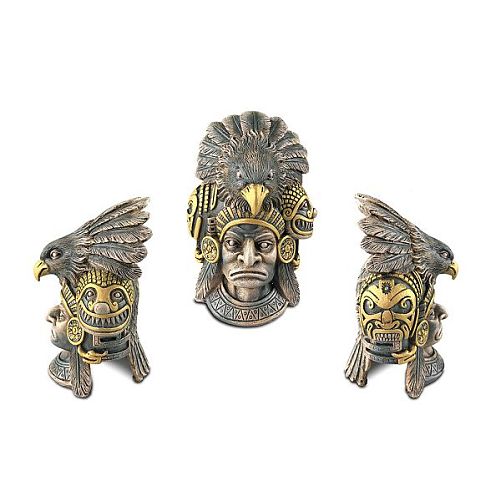 Декорация Exo Terra Aztek Голова маска, 15,5x14x22 см