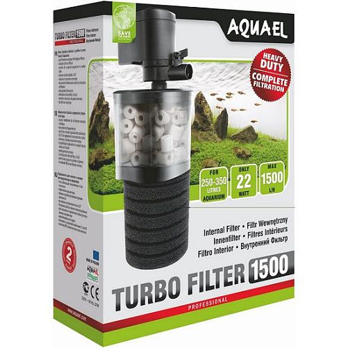 Aquael Turbo 1500 внутренний аквариумный фильтр, 1500 л/ч