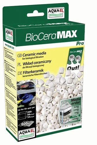 Наполнитель Aquael BioCeraMAX UltraPro 600 для фильтров, 1 л