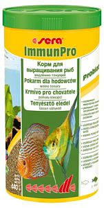 Корм Sera ImmunPro для выращивания крупных рыб, гранулы 1000 мл  (440 г)