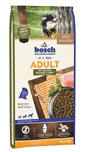 Корм Bosch Adult для взрослых собак со средней активностью, птица, просо