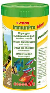 Основной корм Sera ImmunPro Mini для рыб размером до 4 см, гранулы 250 мл