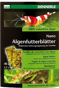 Добавка водорослей Dennerle Nano Algae Wafers для креветок