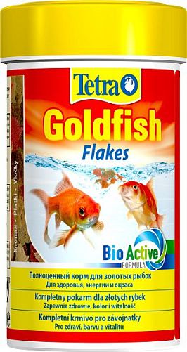Tetra GoldFish основной корм для золотых рыбок, хлопья 100 мл