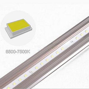 Светильник ультратонкий SUNSUN LED для аквариума 280−320 мм, анодированный алюминий, <12 мм, 2,5 Вт