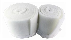 Фильтровальные салфетки SUNSUN рулон, синтетический хлопок, тонкие узкие, белые