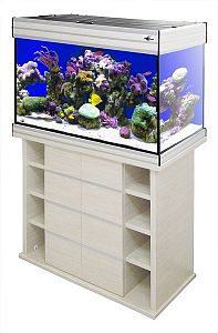 Морской аквариум с&nbsp;тумбой STELLEX AQUA 135, 135&nbsp;л, 81х38&times;132&nbsp;см