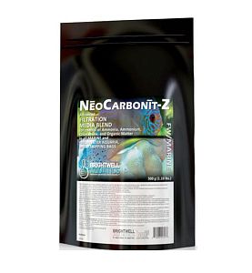 Наполнитель Brightwell Aquatics NeoCarbonit-Z для снижения содержания аммиака, аммония, хлораминов, 1 кг