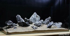 Декорация природная Prime Камень Серый Лао S, 10&minus;20&nbsp;см, 20&nbsp;кг