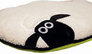 Лежак TRIXIE «Shaun the sheep», овал, 65×40 см, кремовый, зеленый