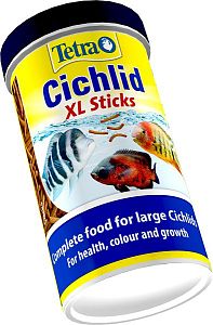 TetraCichlid Sticks XL&nbsp;основной корм для цихлид и&nbsp;других крупных рыб, крупные палочки 500&nbsp;мл