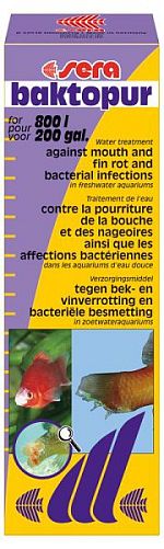 Sera Baktopur кондиционер для аквариумной воды, 50 мл