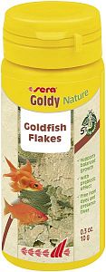 Основной корм Sera GOLDY для мелких золотых рыб, хлопья 50 мл