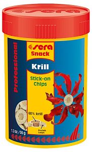 Корм Sera Krill Snack для аквариумных рыб, чипсы 100 мл  (36 г)
