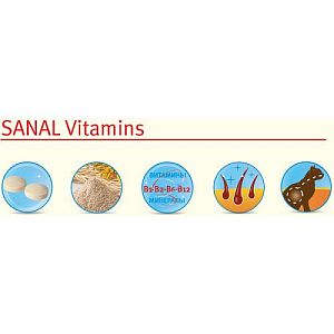 Витаминное лакомство SANAL ВИТАМИН для кошек, содержит В1, В2, В6, В12, 50 г