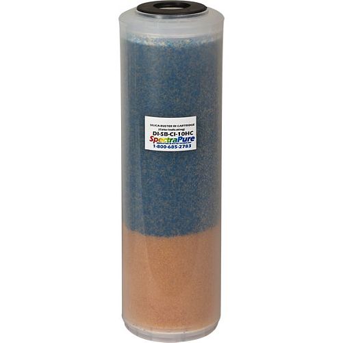 Картридж антисиликатный SpectraPure Superdi Silicabuster Di с цветоиндицирующей смолой