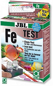 JBL Eisen Test-Set Fe тест для определения содержания железа в пресной и морской воде, 50 изм.