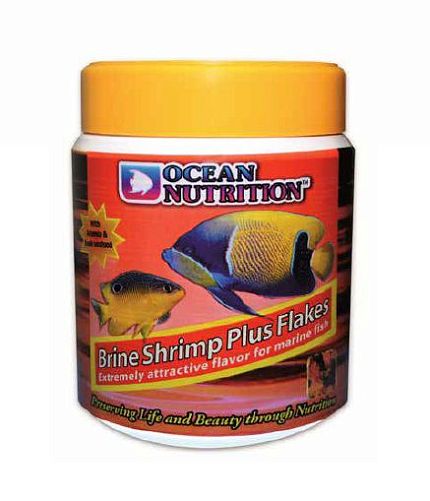 Корм Ocean Nutrition Brine Shrimp Plus Flake для морских тропических рыб, хлопья, 71 г