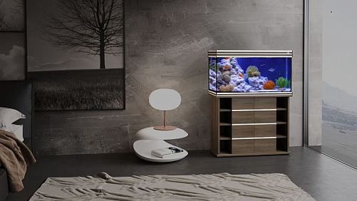Аквариум Псевдоморе с тумбой STELLEX AQUA 200, 200 л, 101х41×136 см