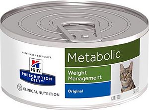 Диета Hill`s Prescription Diet Metabolic для кошек коррекция веса, 156 г