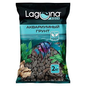 Грунт Laguna черный, 2&nbsp;кг, 6&minus;9&nbsp;мм