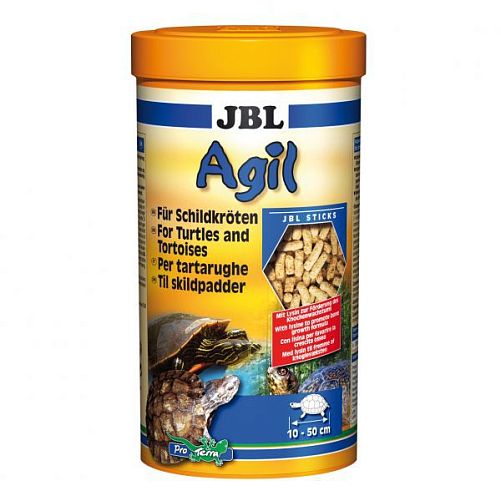Основной корм JBL Agil для водных черепах 10-50 см, палочки 1 л