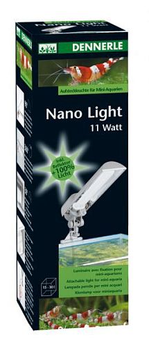 Светильник Dennerle Nano Light с верхним креплением на стенку аквариума, 11 Вт
